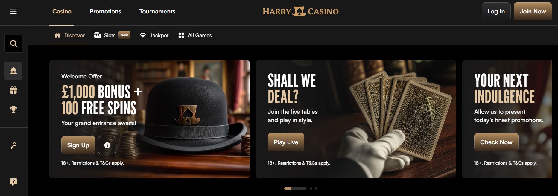 non-gamstop-casinos-Harry-Casino